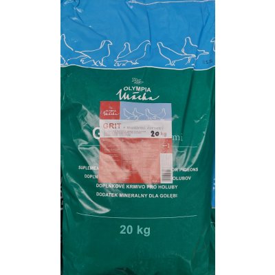 OLYMPIA Grit červený s mušlemi 20kg – Zboží Dáma