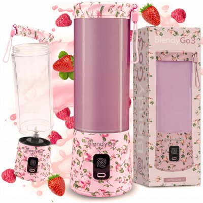 BlendyGo 3 bezdrátový 250 W 0,55 l voděodolný Růžový – Sleviste.cz
