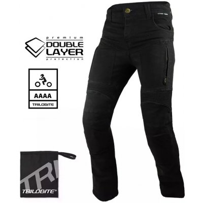 Trilobite Parado doublelayer AAAA slim fit men jeans black level 2 – Hledejceny.cz