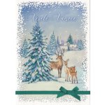 Pohlednice Vánoční les – Zboží Dáma