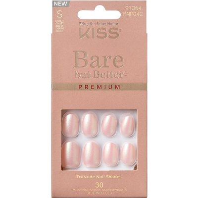 KISS Nalepovací nehty Bare-But-Better Premium Nails Mocha 30 ks – Hledejceny.cz