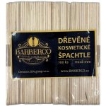 BARBER BARBERCO Dřevěné MEDIUM špachtle k nanášení vosku 110 x 8 mm 100 ks – Zboží Mobilmania