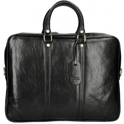 Made in Italy kožená aktovka 380 černá – Zboží Dáma