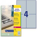 Avery Zweckform L6134-20 stříbrné PET etikety 105,0 x 148,0 mm 80 etiket – Zboží Mobilmania