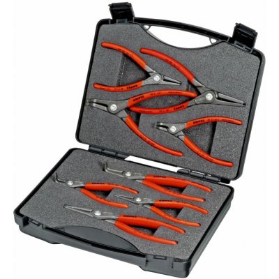 KNIPEX 00 21 25 Sada Tool Box „SRZ“ Kleště na pojistné kroužky 8-dílná – Zboží Mobilmania