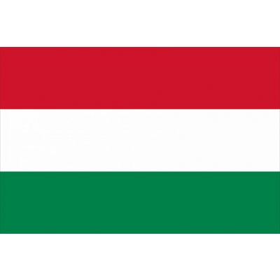 Samolepka - vlajka Maďarsko - 6 x 4 cm – Zboží Dáma