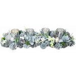 MagicHome MagicHome Vianoce Ikebana adeventní Vánoce, přírodní, barva stříbrná, 16x50x9 cm – Hledejceny.cz