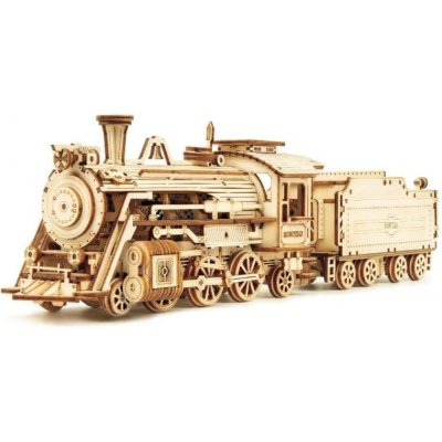 Dvě děti 3D Puzzle Parní lokomotiva 308ks – Zboží Mobilmania
