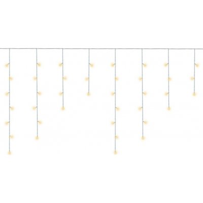 Iso Trade Vánoční světelný závěs teplá bílá 300 LED 2.48 W 15m 14899 – Hledejceny.cz