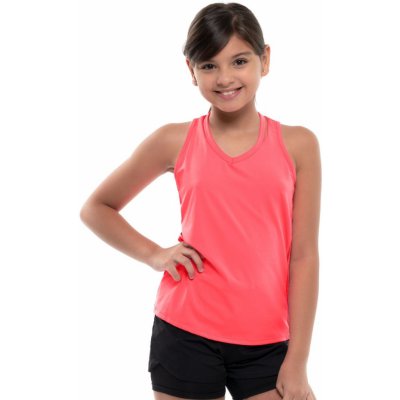 Lucky in Love Core V-Neck Cutout Tank Girls růžový – Zboží Dáma