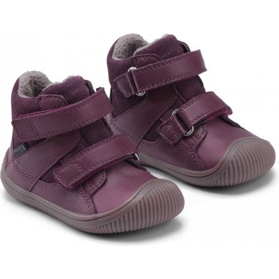 Bundgaard dětská podzimní obuv The Walk Velcro TEX 715 Rose Wine – Zboží Dáma