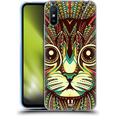 Pouzdro Head Case Xiaomi Redmi 9A / 9AT AZTEC KOČKA