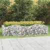 Květináč a truhlík vidaXL Klenutý gabion vyvýšený záhon 200x100x50 cm pozinkované železo