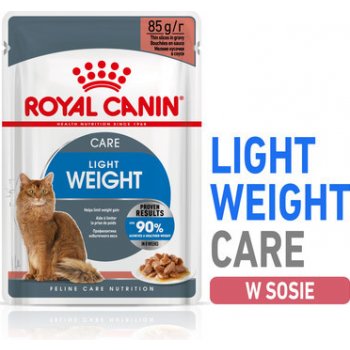 Royal Canin ULTRA LIGHT v omáčce pro kočky se sklonem k nadváze 12 x 85 g