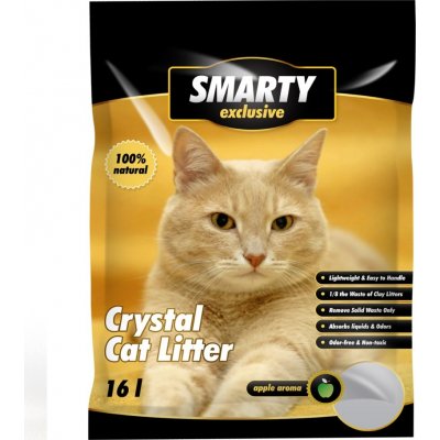 Smarty exclusive silikátové stelivo jablko 16 l – Zboží Dáma