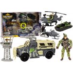 RKToys Vojenská sada s bojovým vozidlem a helikoptérou – Hledejceny.cz
