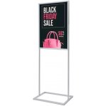 A-Z Reklama CZ Plakátový stojan se zaklapávacím rámem A1 Stříbrný – Zboží Dáma