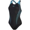 Speedo Placement Laneback black/Aquarium/Miami Lilac