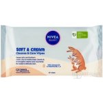 NIVEA Baby Soft&Cream čisticí ubrousky 57 ks – Sleviste.cz