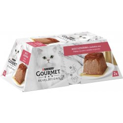 Gourmet Revelations jemná paštika s lososem a omáčkou 12 x 2 x 57 g