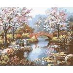 ZUTY Malování podle čísel JAPONSKÁ ZAHRADA 40 x 50 cm – Zboží Dáma