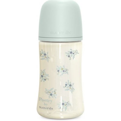 Suavinex kojenecká láhev Poetry fyziol průtok modrá 270ml – Zboží Mobilmania