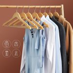 Songmics Camryn set 20 ks dřevěná přírodní – Zboží Dáma