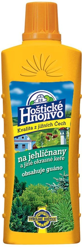 Hoštické hnojivo na jehličnany s guánem 0.5 l