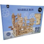 Robotime 3D dřevěné mechanické puzzle Parní lokomotiva 350 ks – Zboží Dáma