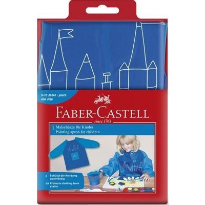 Faber Castell Zástěrka na malování 1ks modrá 201203 – Zbozi.Blesk.cz