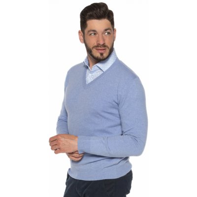 Duuree.cz kašmírový svetr Cristiano světle modrá – Zboží Dáma