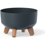Prosperplast Květináč GRACIA LOW 23,5 cm antracit – Hledejceny.cz