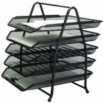 Donau Office Set A4 5 polic kov černý – Hledejceny.cz