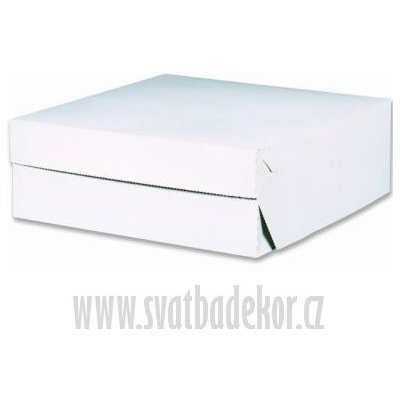 Dortová krabice 28x28x9 cm - velká výslužka - dort – Zboží Mobilmania