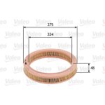 Vzduchový filtr VALEO 585657 – Hledejceny.cz