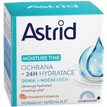 Astrid Moisture Time ochranný hydratační denní a noční krém pro normální až smíšenou pleť 50 ml