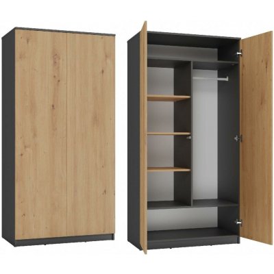 TP Living Malwa 90 cm antracit/dub artisan – Hledejceny.cz