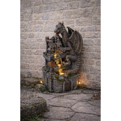 STILISTA Zahradní fontána Drak 34 x 23 x 50 cm – Hledejceny.cz