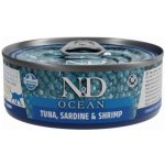 N&D Cat Ocean Adult Tuna & Sardine & Shrimps 70 g – Sleviste.cz