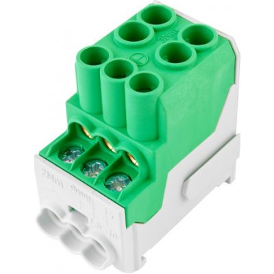 Eleman UVB 100 PE rozbočovací blok na DIN lištu zelený PE max 101A/1000V /1003166/ – Zboží Mobilmania