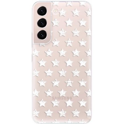 Pouzdro iSaprio - Stars Pattern - white Samsung Galaxy S22 Plus 5G – Zboží Mobilmania