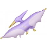 PartyDeco Dino party Fun Balónek fóliový Pterodactyl 120 x 62 cm – Zboží Dáma