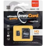 IMRO microSDXC Class 10 64 GB 34216 – Zboží Mobilmania