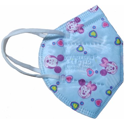 Angel mask respirátor dětský FFP2 kluk NR modrý Mickey – Zboží Dáma