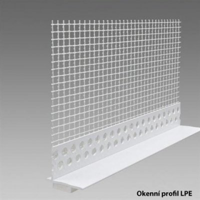 DEN BRAVEN Okenní profil LPE plast PVC 2m – Zboží Mobilmania