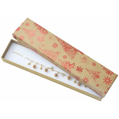 JK Box Vánoční dárková papírová krabička KX-9/A7 – Zboží Dáma