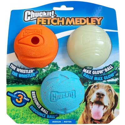 Chuckit! Míčky Medley Medium 6,5 cm 3 ks – Zboží Mobilmania