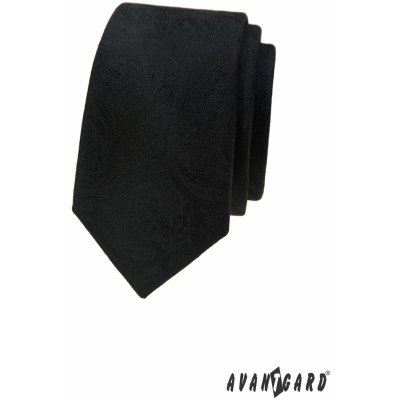 Avantgard Kravata Slim Lux 571-22320 černá – Zboží Mobilmania