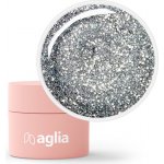 Aglia SILVER GLITTER barevný LED/ UV gel 5 ml – Zboží Dáma