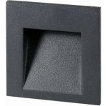 Rendl R12015 TESS SQ zápustná antracitová 230V LED 3W IP54 3000K – Zboží Dáma